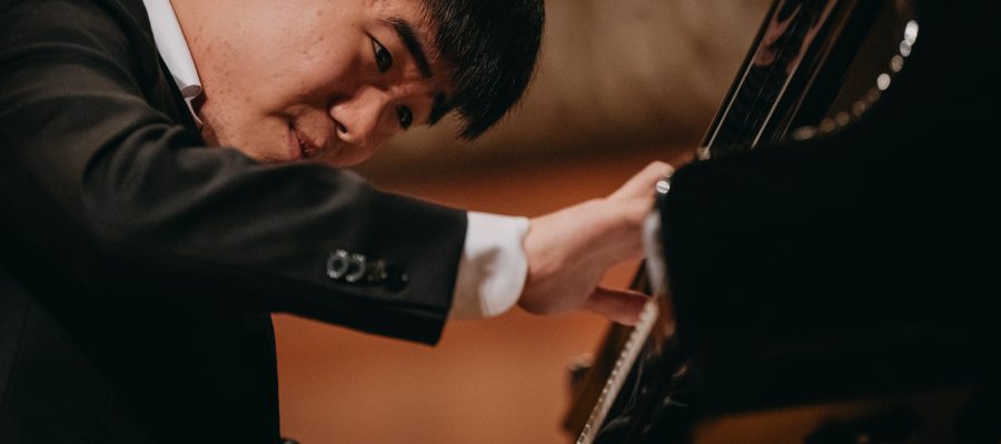 Kevin Chen performs during the 1st stage of the 19th International Fryderyk Chopin Piano Competition in Warsaw Philharmonic Hall, Poland, 4th of October, 2025.
Photo by Krzysztof Szlezak for NIFC